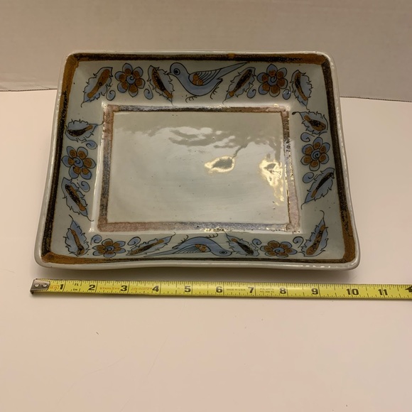 "El Palomar Blue"
 
- Rectangular Tray, 10 1/8" x 8 3/8"- - Picture 4 of 5